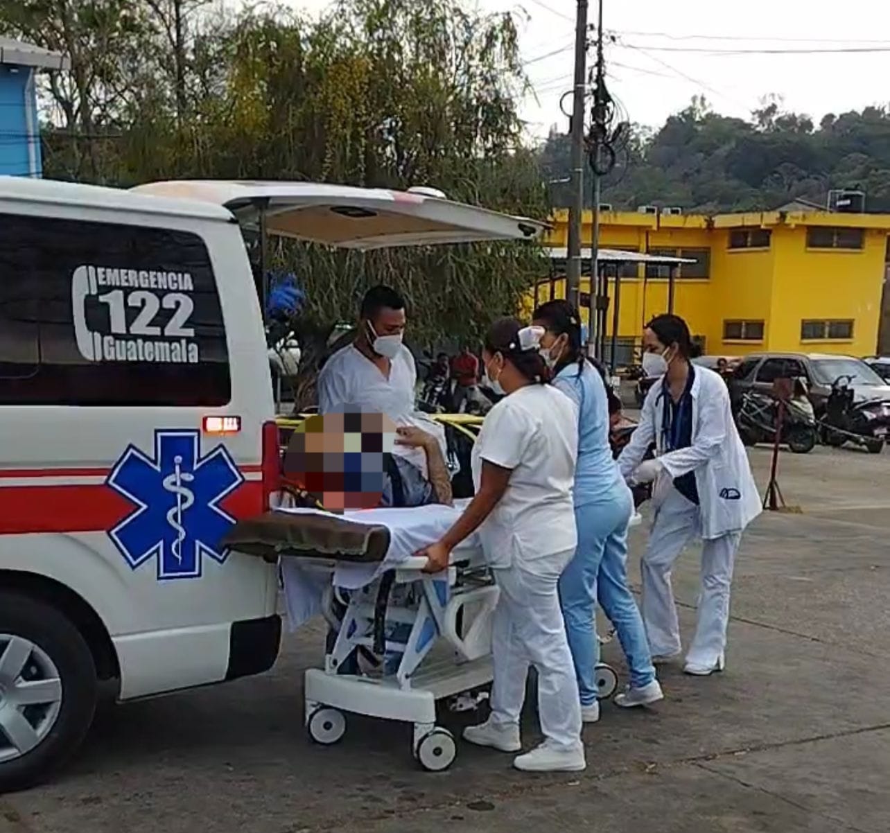 גופת ההרוג בזירת התאונה בגואטמלה