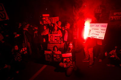 ההפגנות באיילון, הלילה