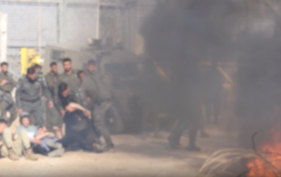 מעבר כרם שלום, הבוקר