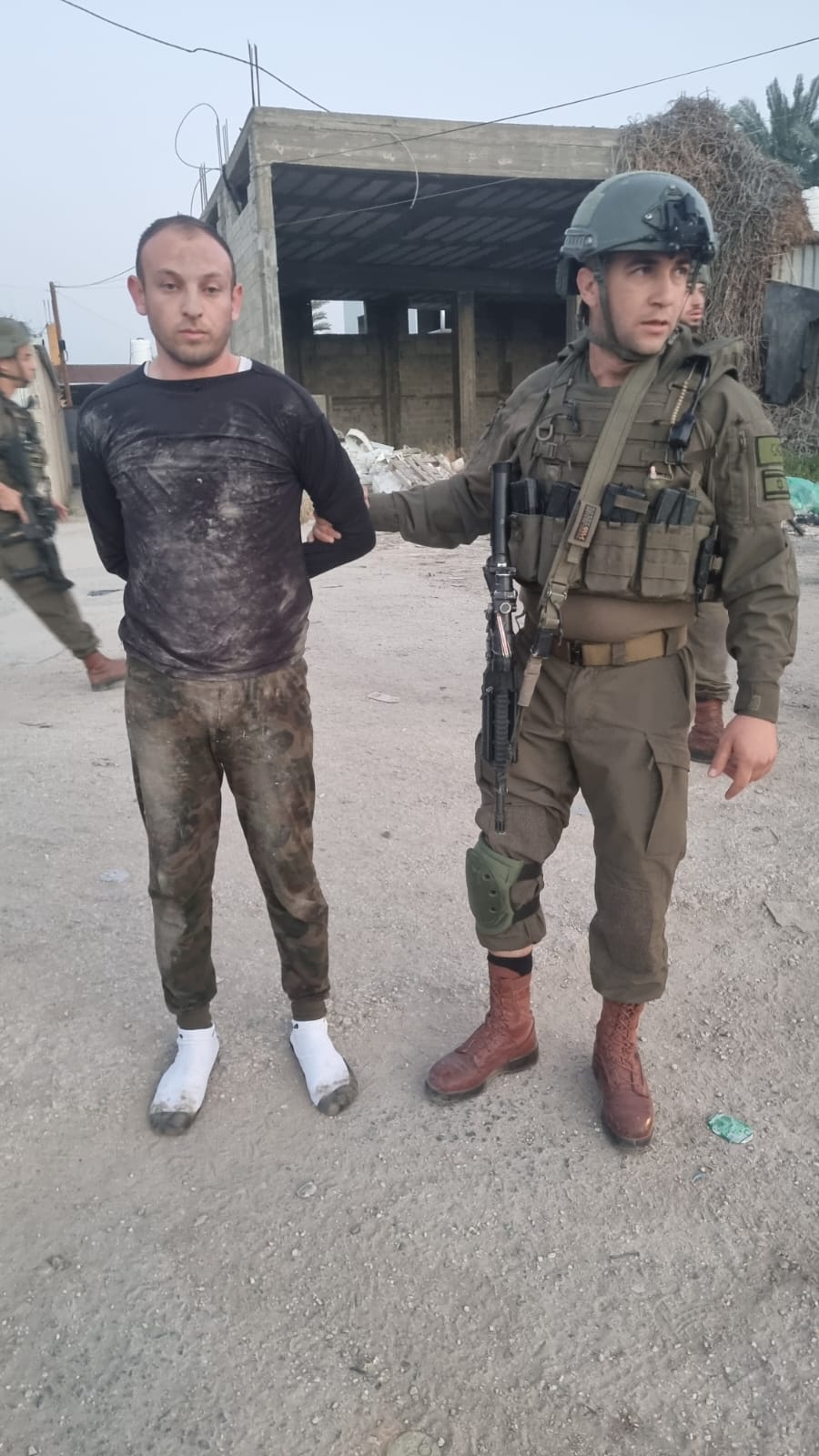 המחבל לאחר מעצרו