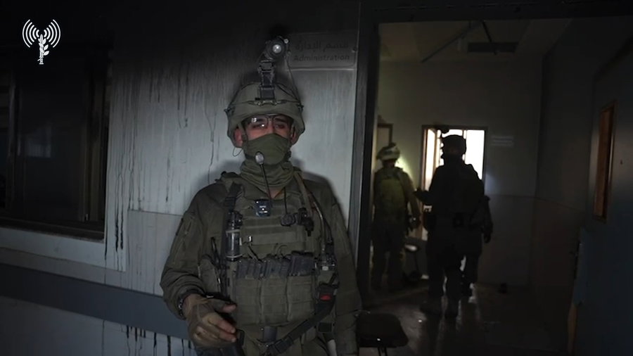 לוחמי הנח"ל בבית החולים שיפא