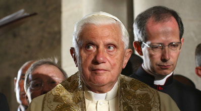 רימה. האפיפיור לקח ולא נתן. צילום פלאש: 90