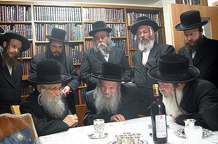 האדמו"ר מנדבורנה אצל הגאב"ד