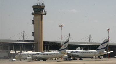 מגדל הפיקוח בנתב"ג.