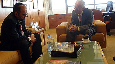 השר מרגי והנגיד, היום.