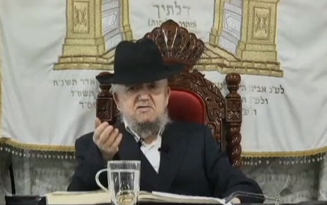 הגאון רבי מאיר מאזוז, בשיעורו השבועי