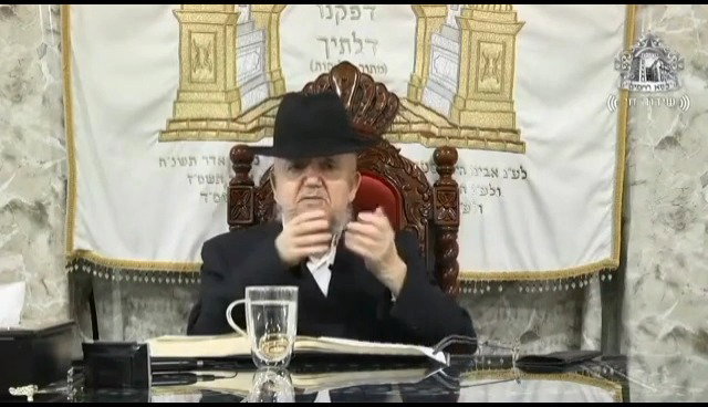 צפו בדברי הגאון רבי מאיר מאזוז, בשיעורו השבועי