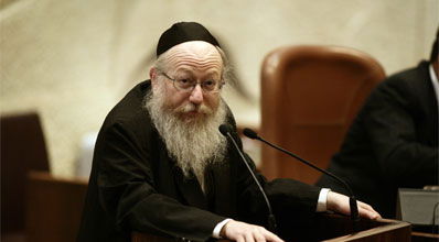 סגן שר הבריאות, יעקב ליצמן.