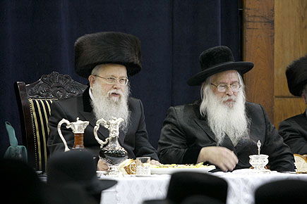 שמחה באהלי צדיקים: ברית לנכד האדמו"ר מבוסטון