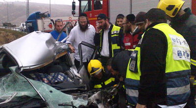 זירת התאונה, הבוקר