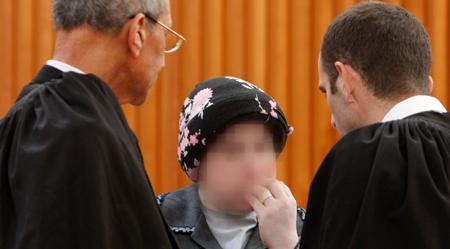 האם בבית המשפט, היום (פלאש 90)