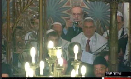 אורח לרגע: האפיפיור בבית-הכנסת