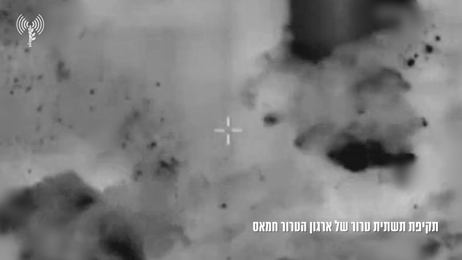 תיעוד מתקיפות צה״ל ברצועה