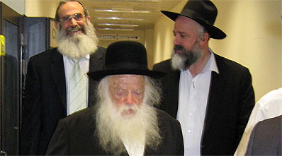 הגר"ח קנייבסקי עם הד"ר יורם ליוור.