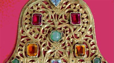 חמסה עתיקה בשילוב אבני החושן, צילום ביל גרוס