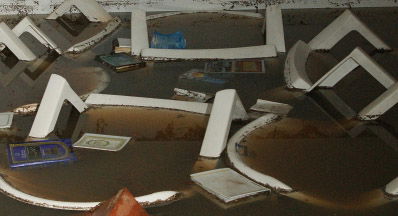 בית-הכנסת מוצף (צילום דניאל ישי)