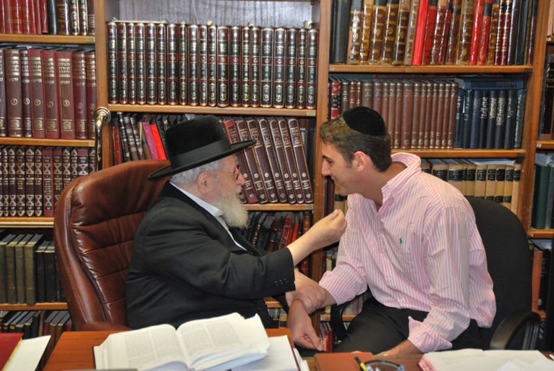 התמונות האחרונות: הזוג סאבא והתינוקת אצל הגר"ע