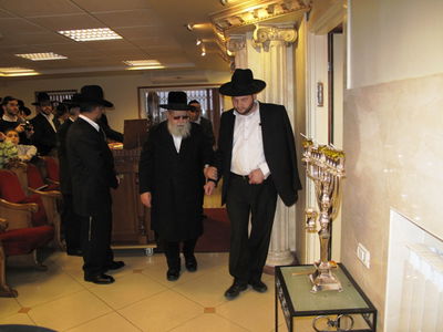 נר חמישי עם מרן: צפו בתיעוד חגיגי