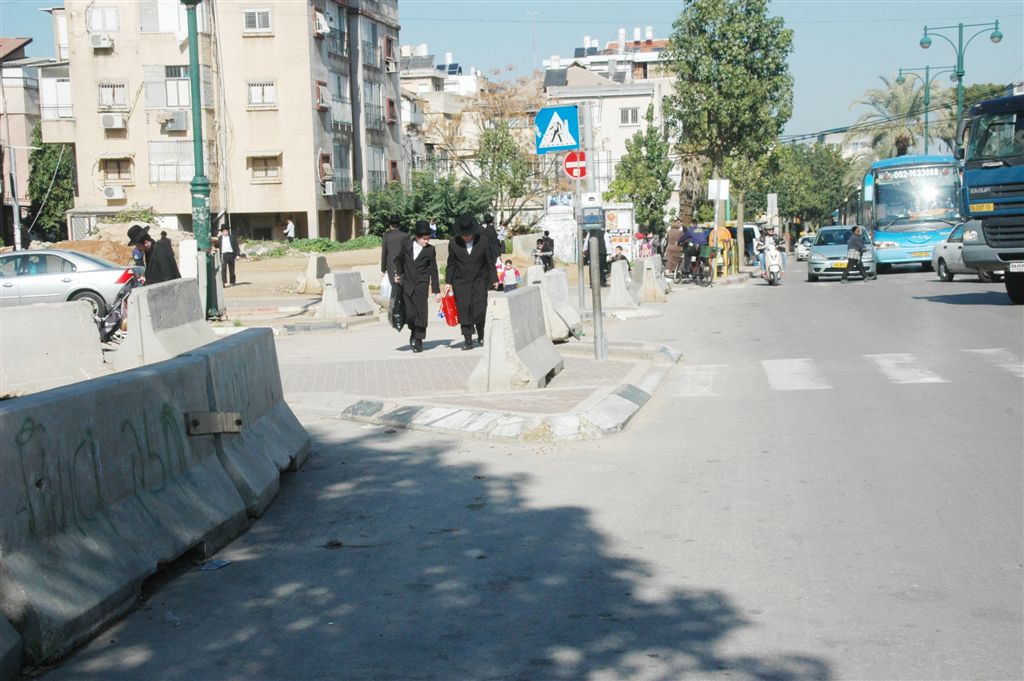 גרפיטי תמיכה בבני-ברק: "גפני, חזק ואמץ"