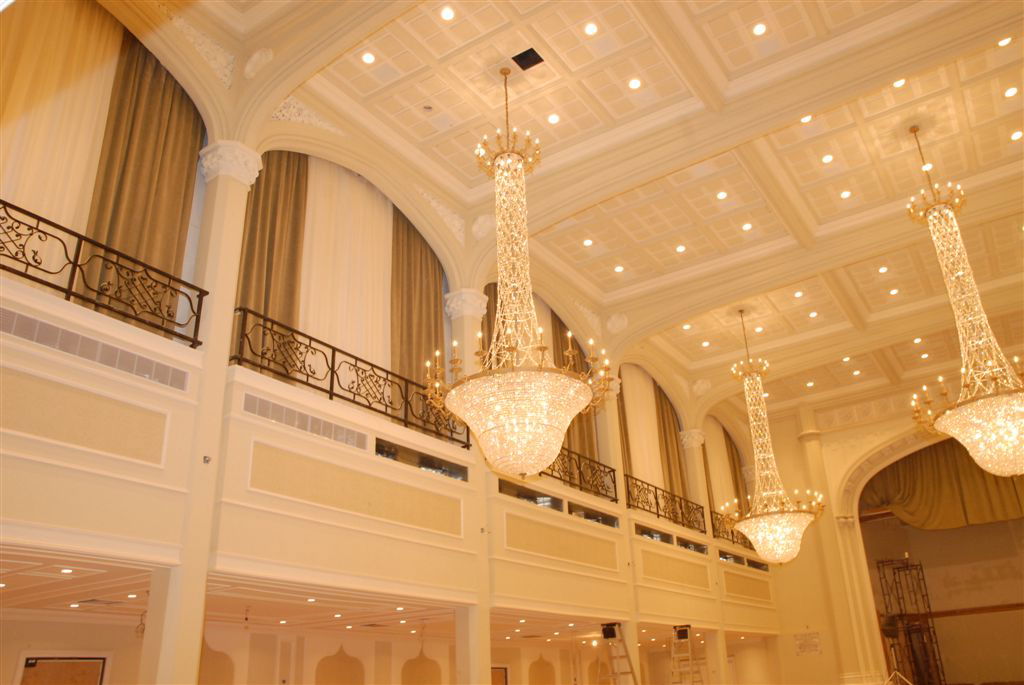 אולם הפאר שבנה האדמו"ר מסאטמר