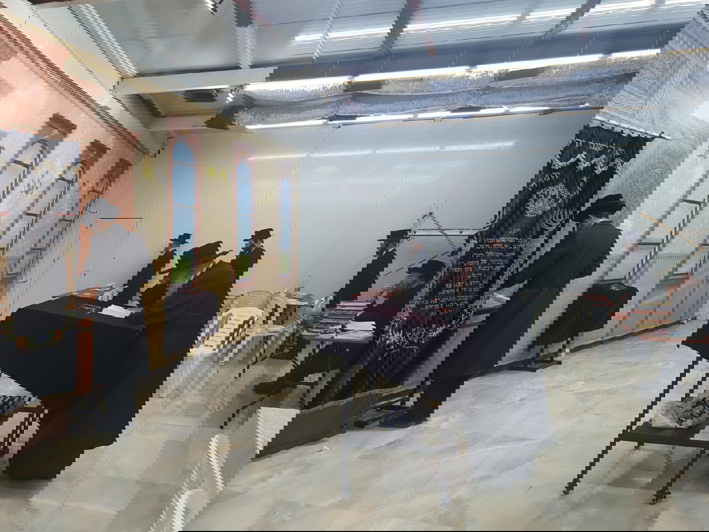 גאב"ד מאקאווא בביקור בספינקא בית שמש