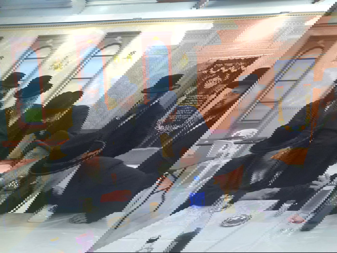 גאב"ד מאקאווא בביקור בספינקא בית שמש