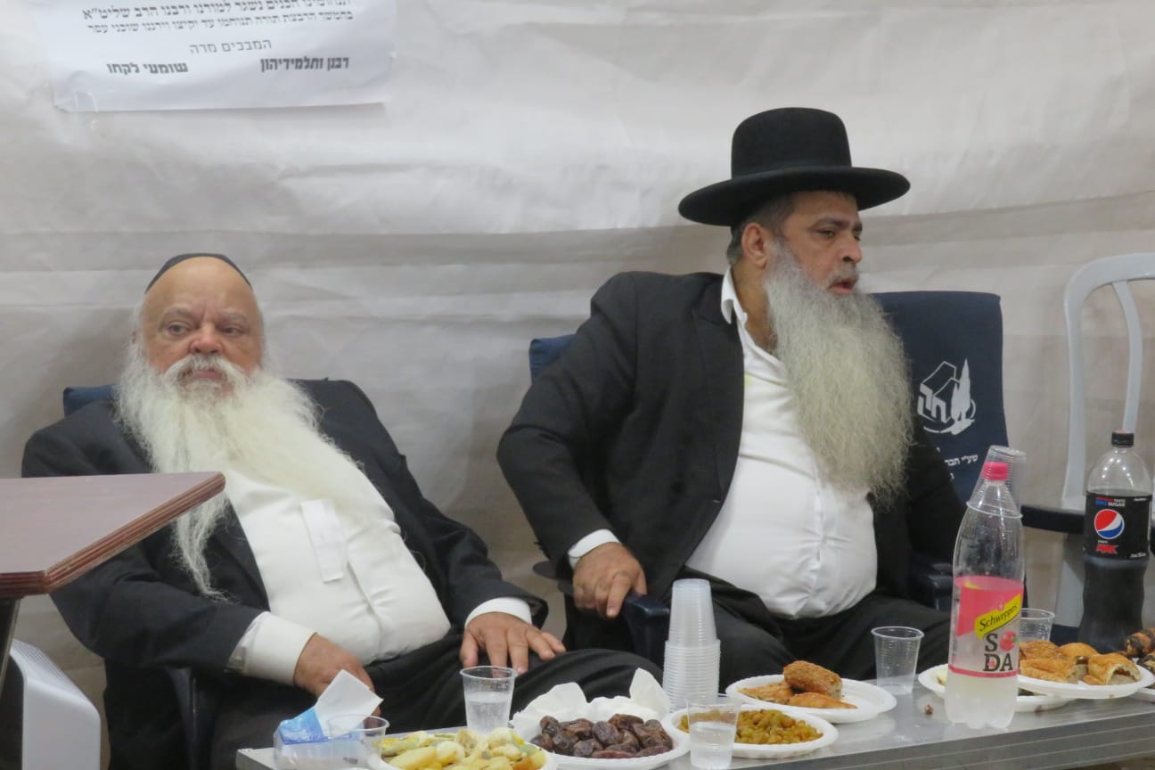 עצרת המספד עם סיום ה'שבעה' לאביהם של מזכי הרבים