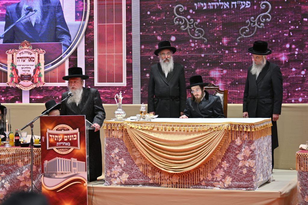 ההכרזה לחסידי סאדיגורה ב'שלישי למילה' של בן האדמו"ר