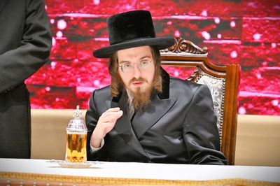 ההכרזה לחסידי סאדיגורה ב'שלישי למילה' של בן האדמו"ר