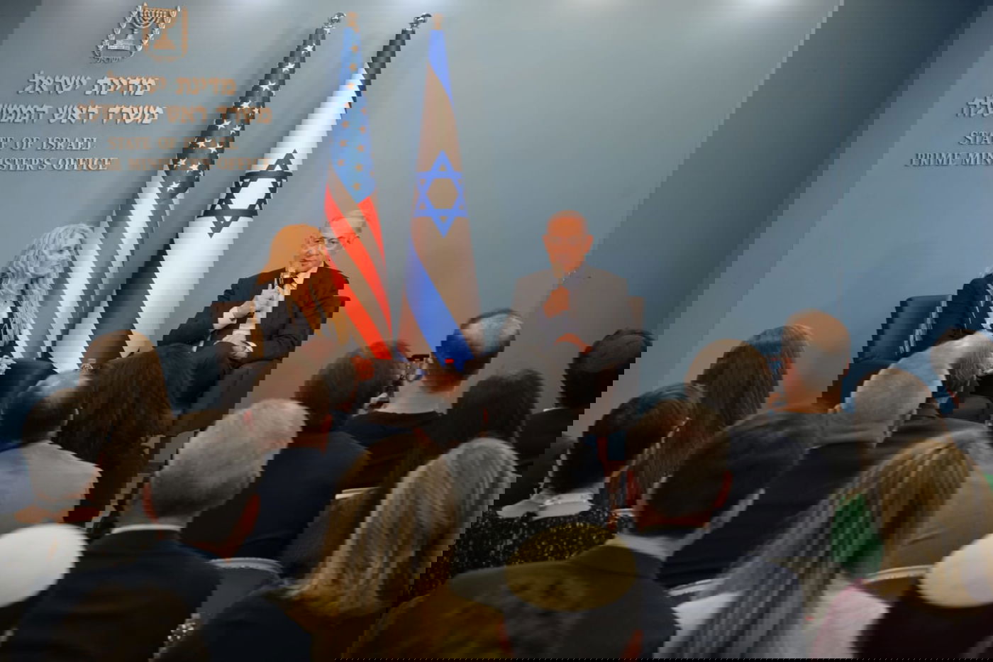 נתניהו לחברי הקונגרס: "ניסיון לאלץ אותנו, לדחוף לנו לגרון מדינה פלסטינית"