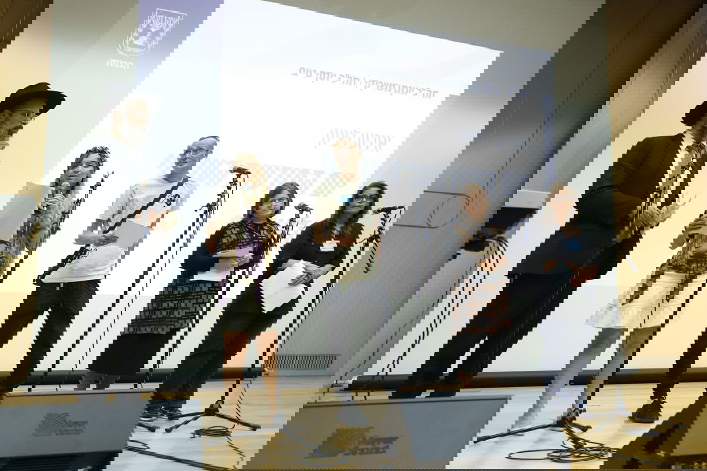 ההורים הנרגשים זכו להוקרה מהח"כים ביום המודעות העולמי לאוטיזם