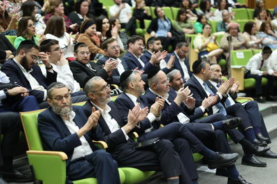 באודיטוריום המרכזי של הכנסת התקיים כנס בהשתתפות מאות הורים לילדים מיוחדים