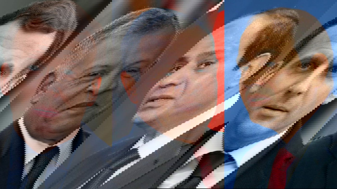 נשיא צרפת, מלך ירדן ונשיא מצרים