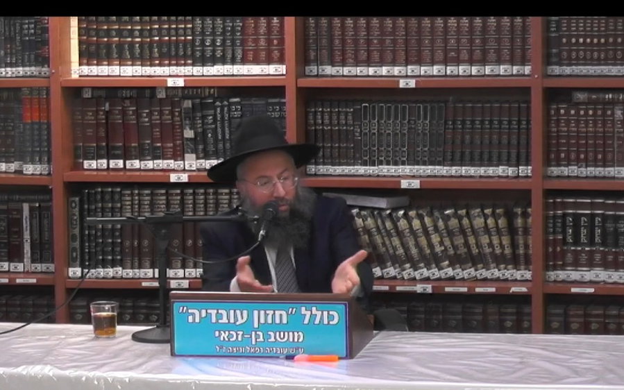 השיעור של הרב בנימין חותה על כשרות המוצרים לפסח