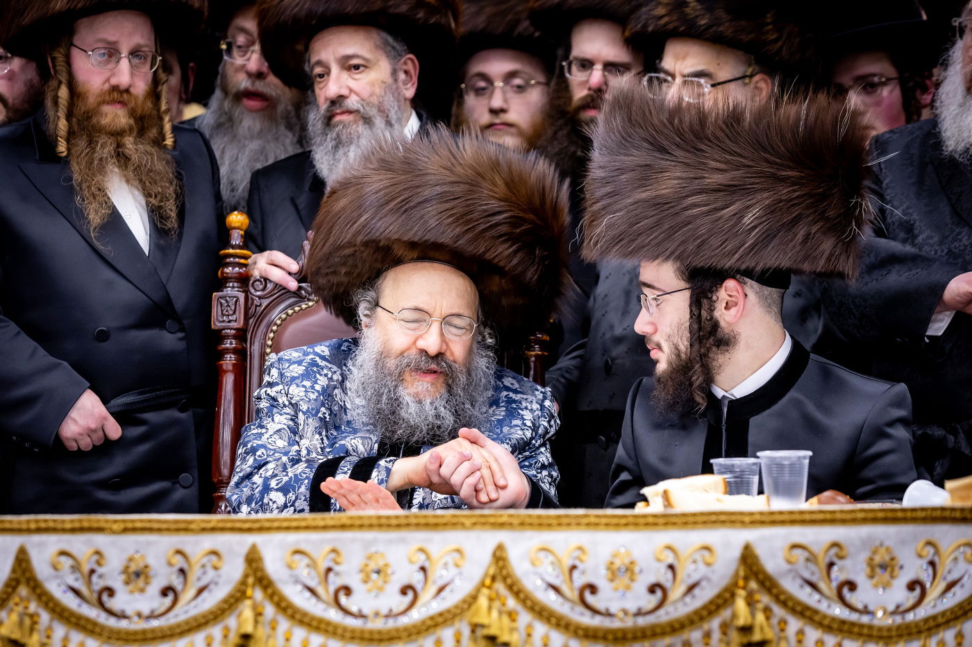 חתונת נכדת האדמו"ר מבאבוב 45: הילדים פיזזו עם הדמיית בית המדרש החדש