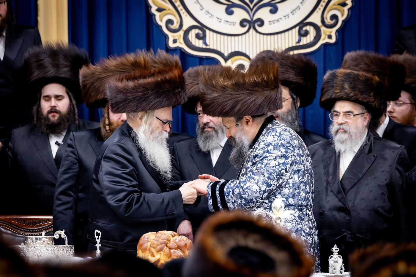 חתונת נכדת האדמו"ר מבאבוב 45: הילדים פיזזו עם הדמיית בית המדרש החדש