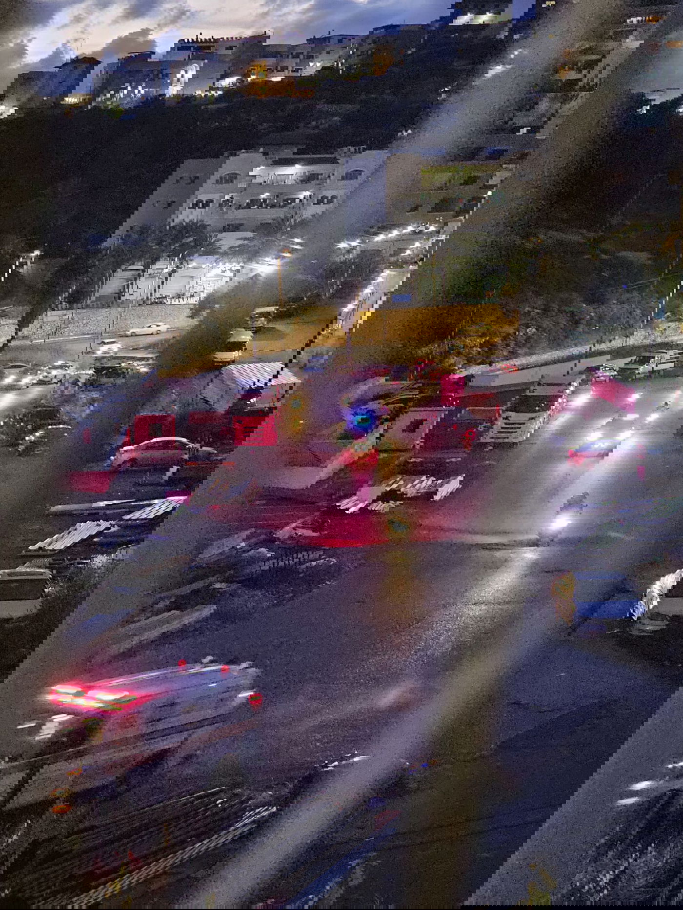 זירת האירוע הקשה בנצרת