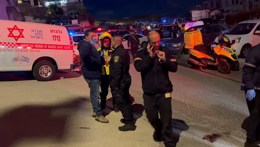 רצח את אשתו והתאבד | זירת אירוע הירי בנצרת