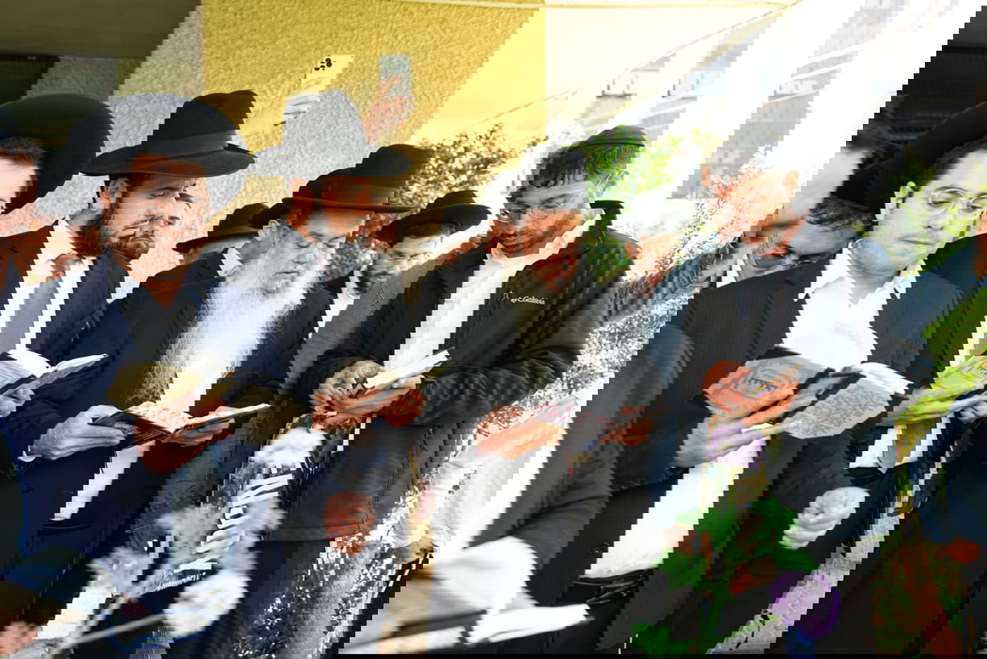 מזכה הרבים בירך ברכת האילנות עם תלמידיו • תיעוד