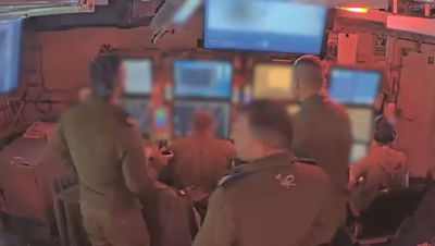 לראשונה: יירוט מבצעי מוצלח של כיפה ימית מספינת הטילים 'סער 6'