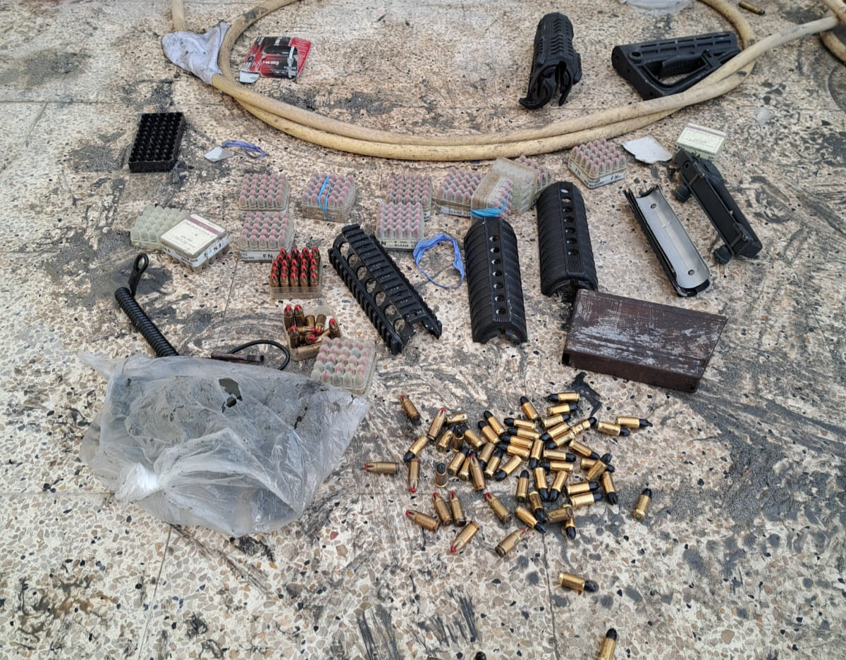 אמצעי הלחימה שהוחרמו