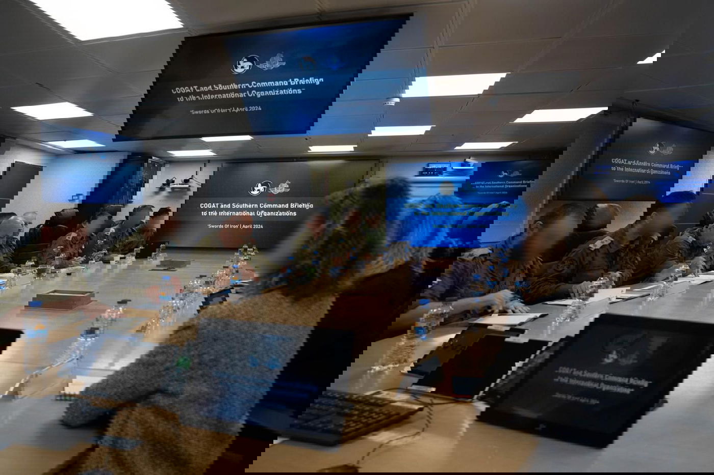 אלופי צה"ל נפגשו עם גורמי הסיוע ההומניטרי הבינלאומיים