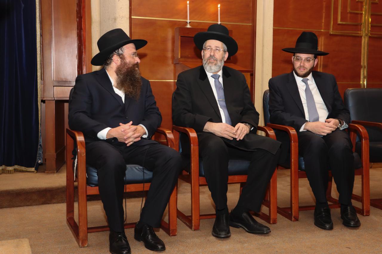 תיעוד ממסע החיזוק של הרב הראשי לישראל, הגאון רבי דוד לאו | גלריה