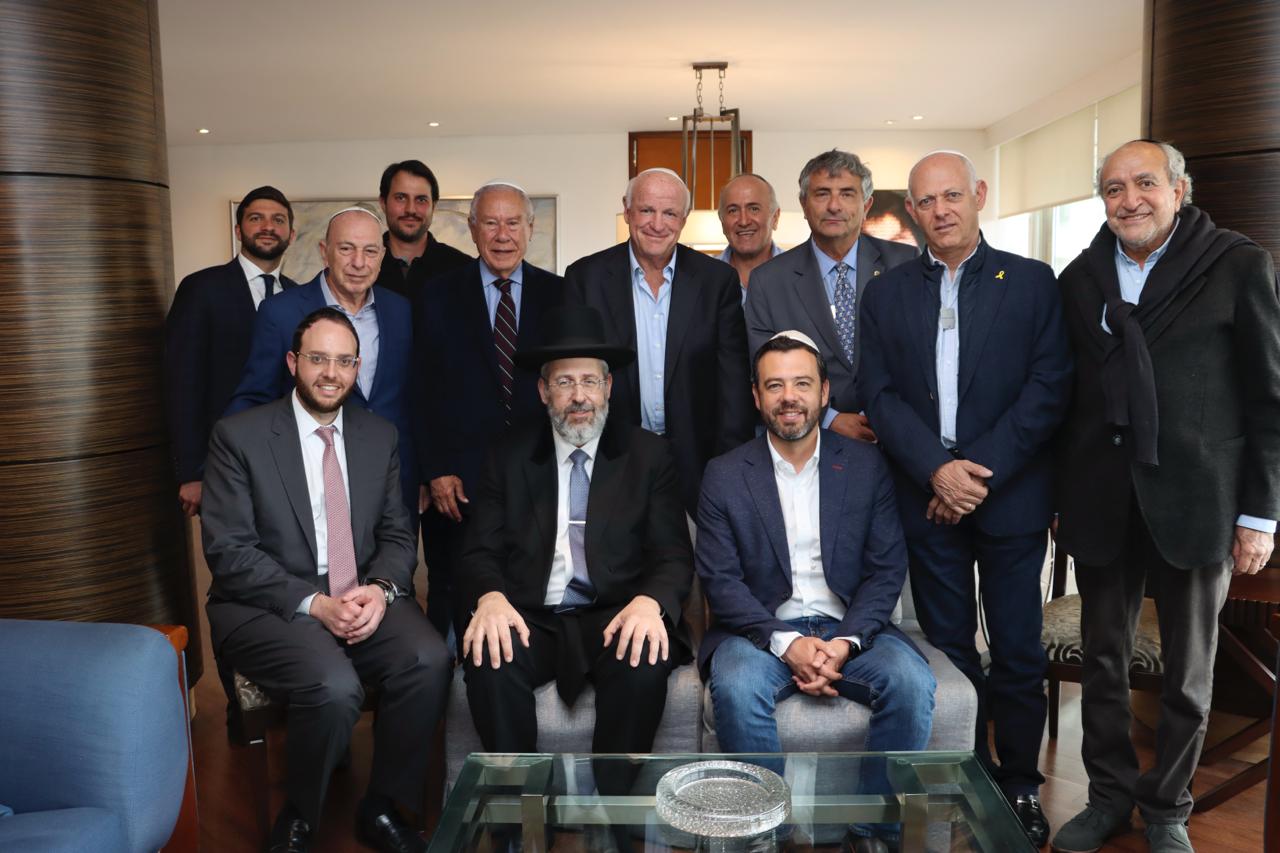 תיעוד ממסע החיזוק של הרב הראשי לישראל, הגאון רבי דוד לאו | גלריה