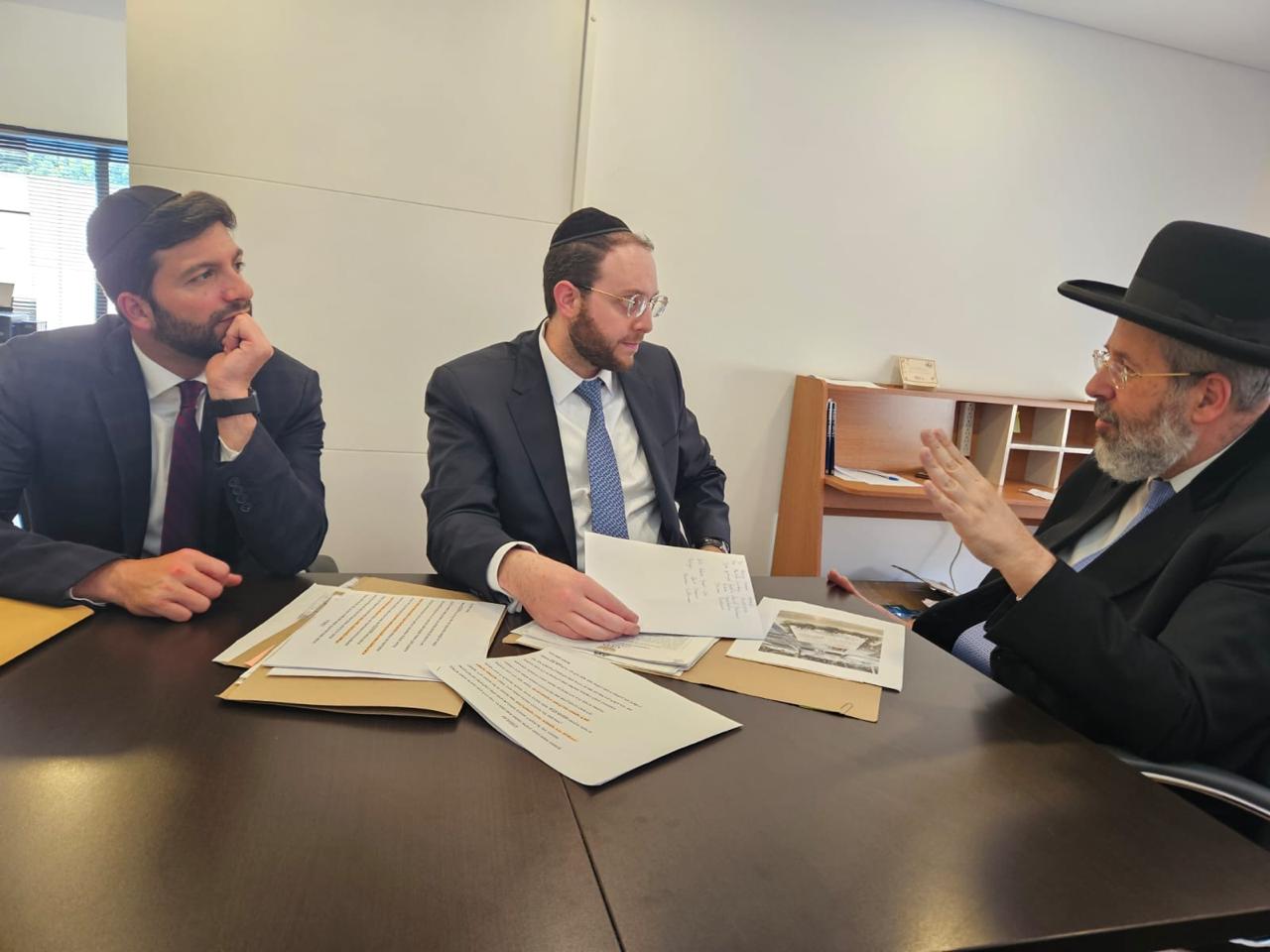 תיעוד ממסע החיזוק של הרב הראשי לישראל, הגאון רבי דוד לאו | גלריה