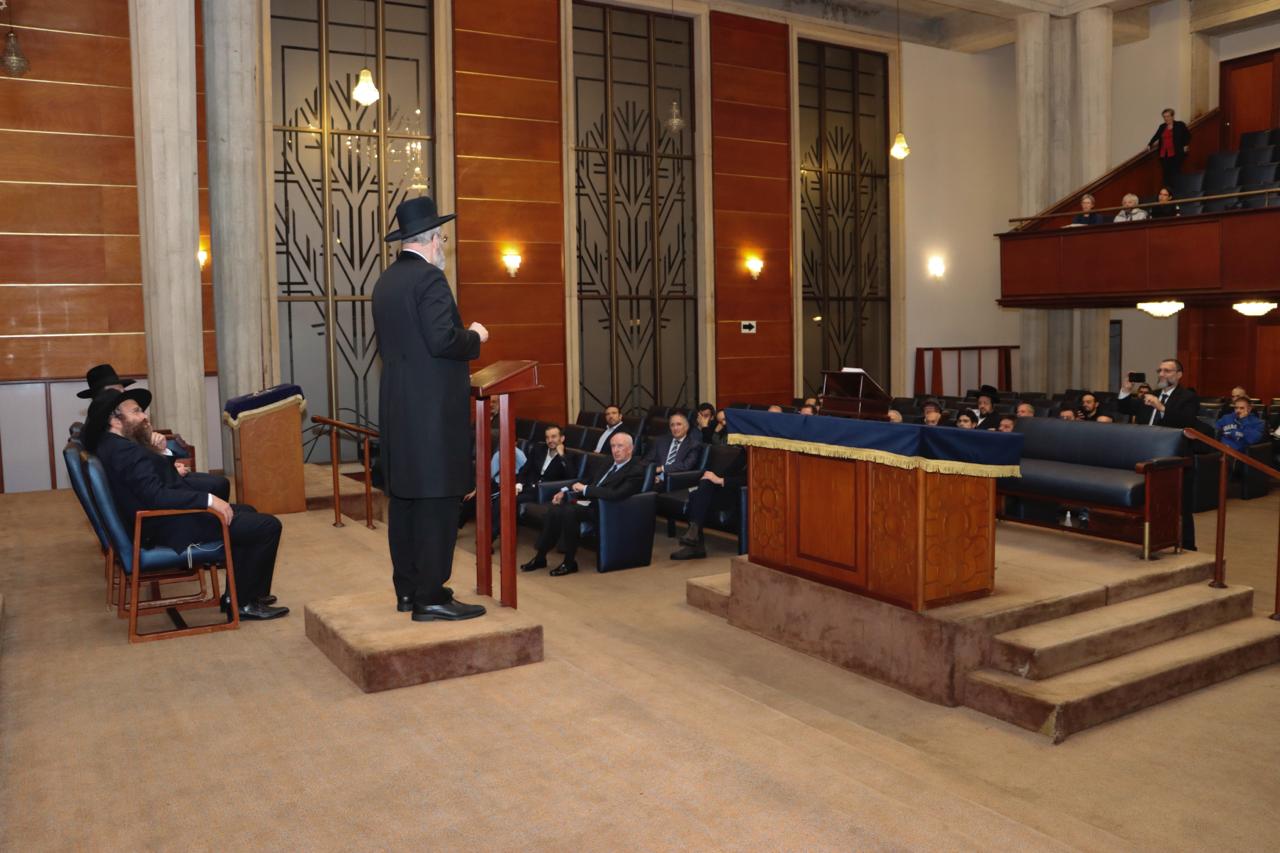 תיעוד ממסע החיזוק של הרב הראשי לישראל, הגאון רבי דוד לאו | גלריה