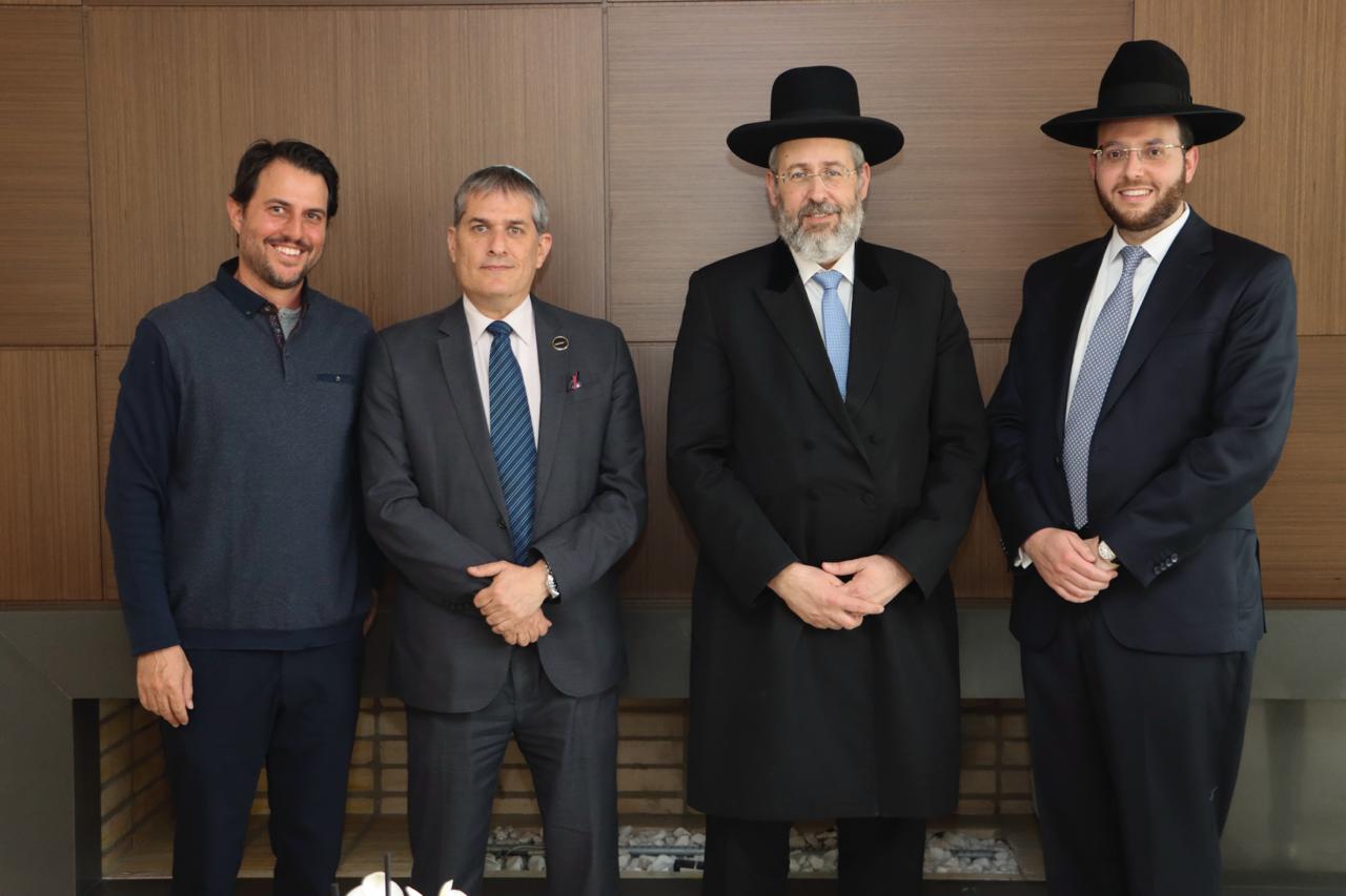 תיעוד ממסע החיזוק של הרב הראשי לישראל, הגאון רבי דוד לאו | גלריה