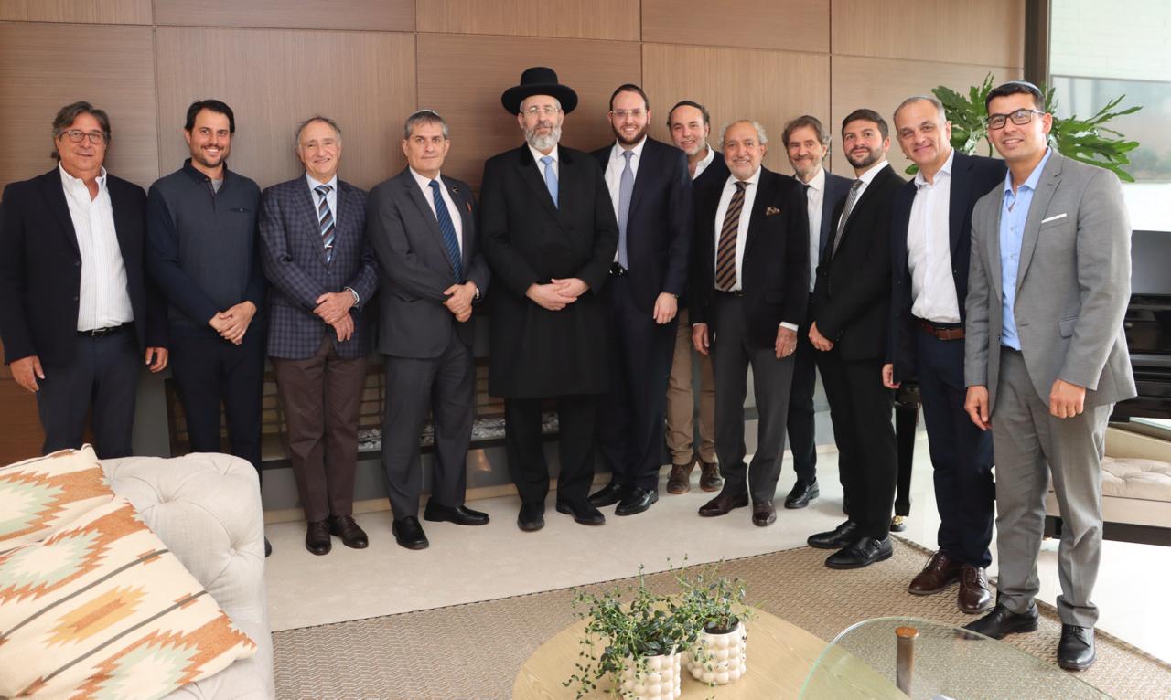 תיעוד ממסע החיזוק של הרב הראשי לישראל, הגאון רבי דוד לאו | גלריה