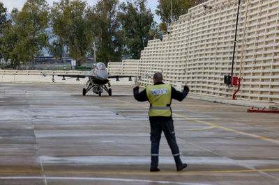 מטוס F-16 בבסיס חיל האוויר רמת דוד