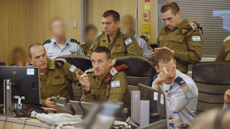 הרמטכ"ל בהערכת מצב בבור חיל האוויר בקריה